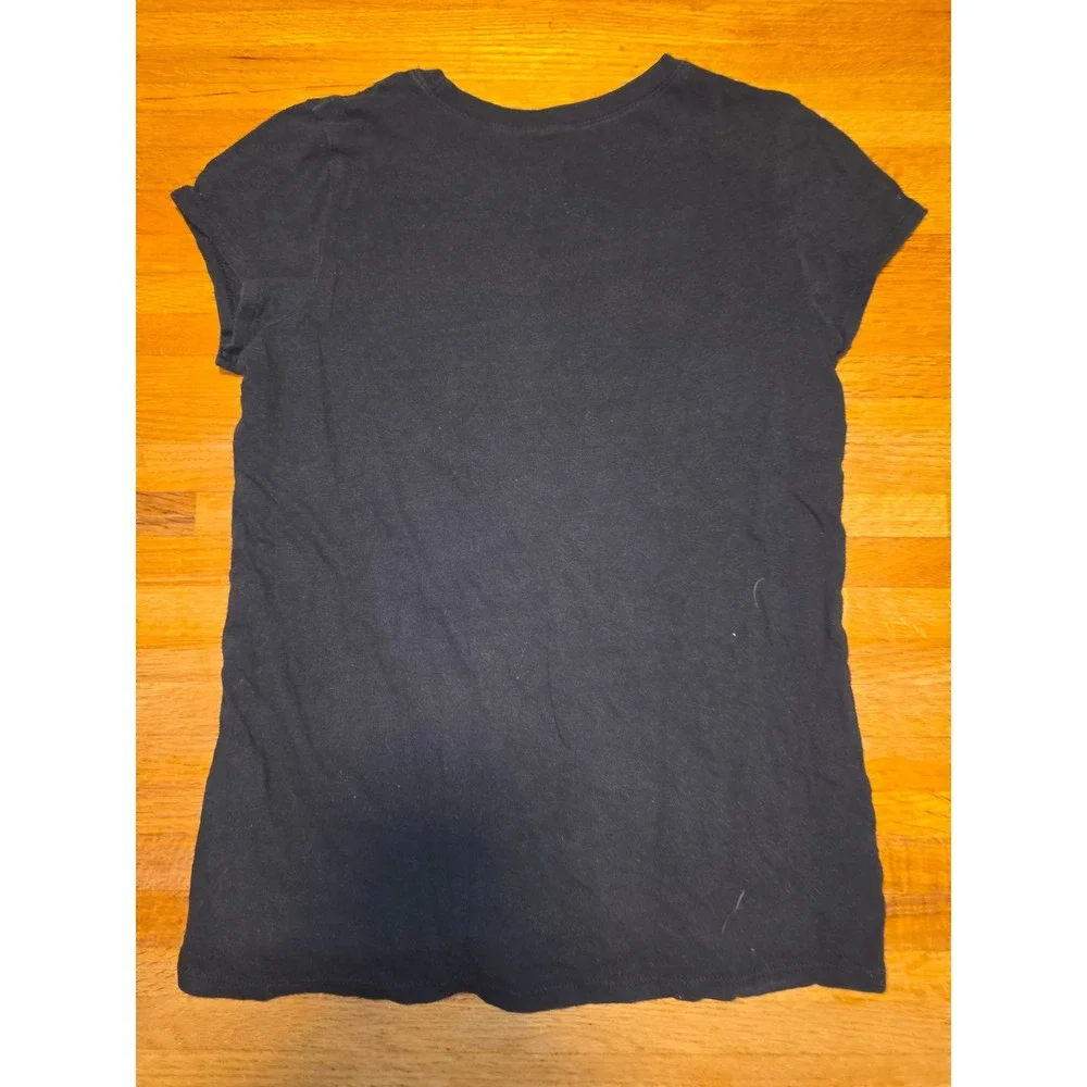 Childrens Place Girls XL 14 Black Silver Foil Drama From My Mama Graphic Shirt